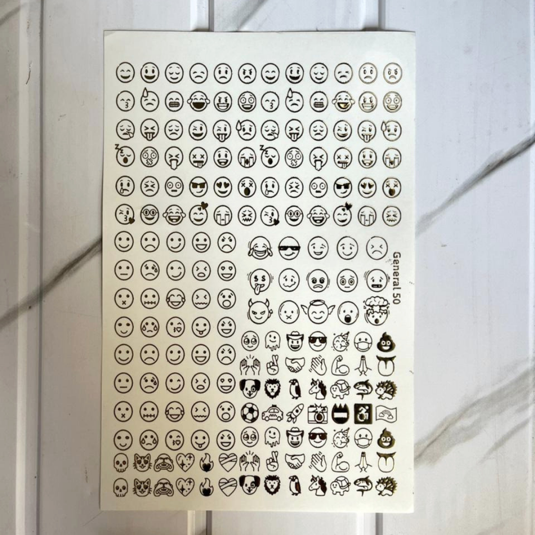New Emboss Sticker (84)