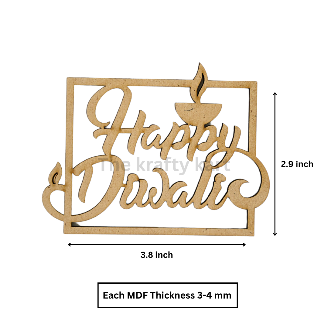 MDF Diwali T-Light Holder (Z)