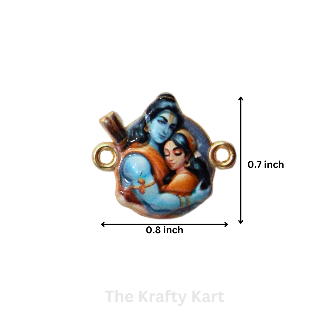 3D Rakhi Charm - Ram Sita