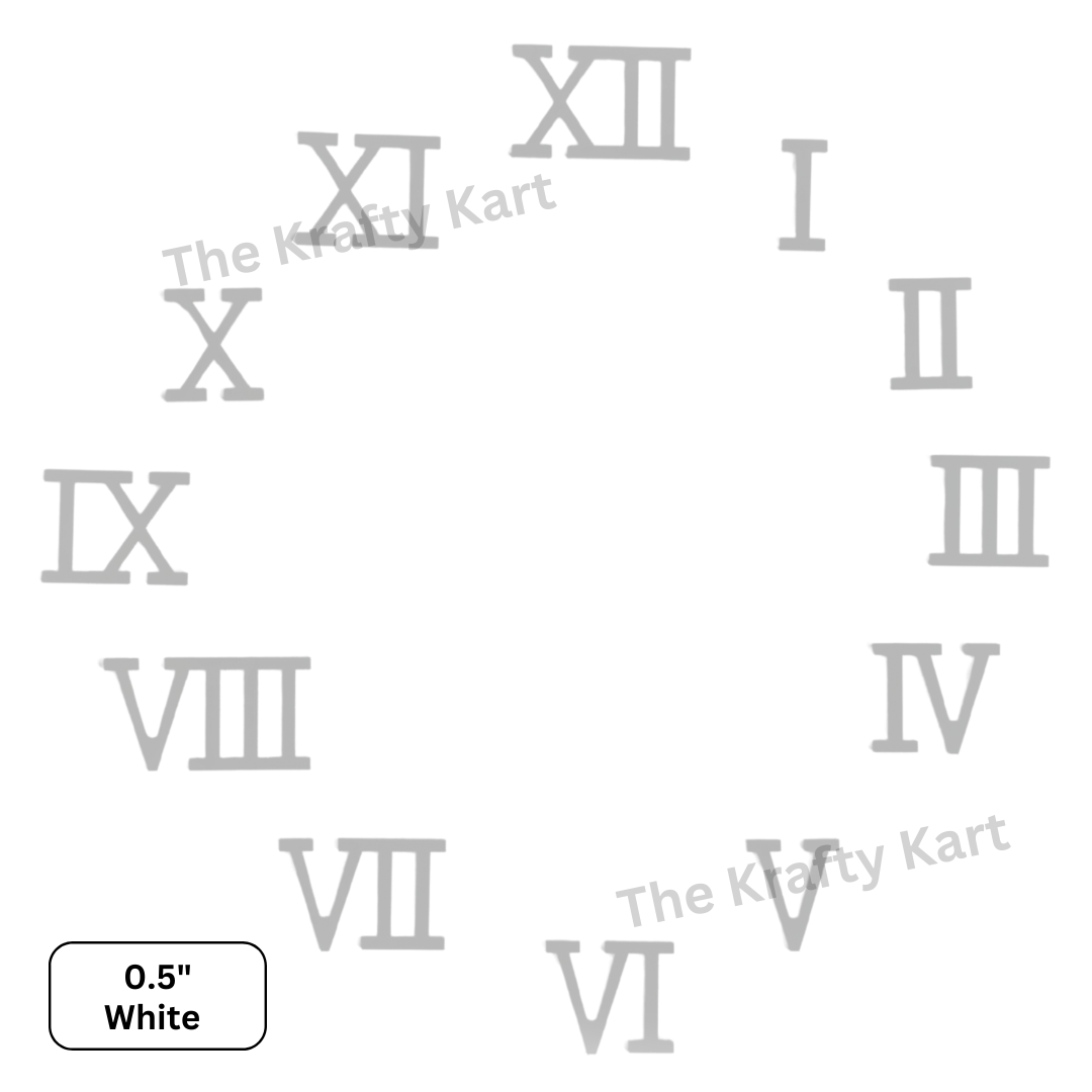 White Numbers