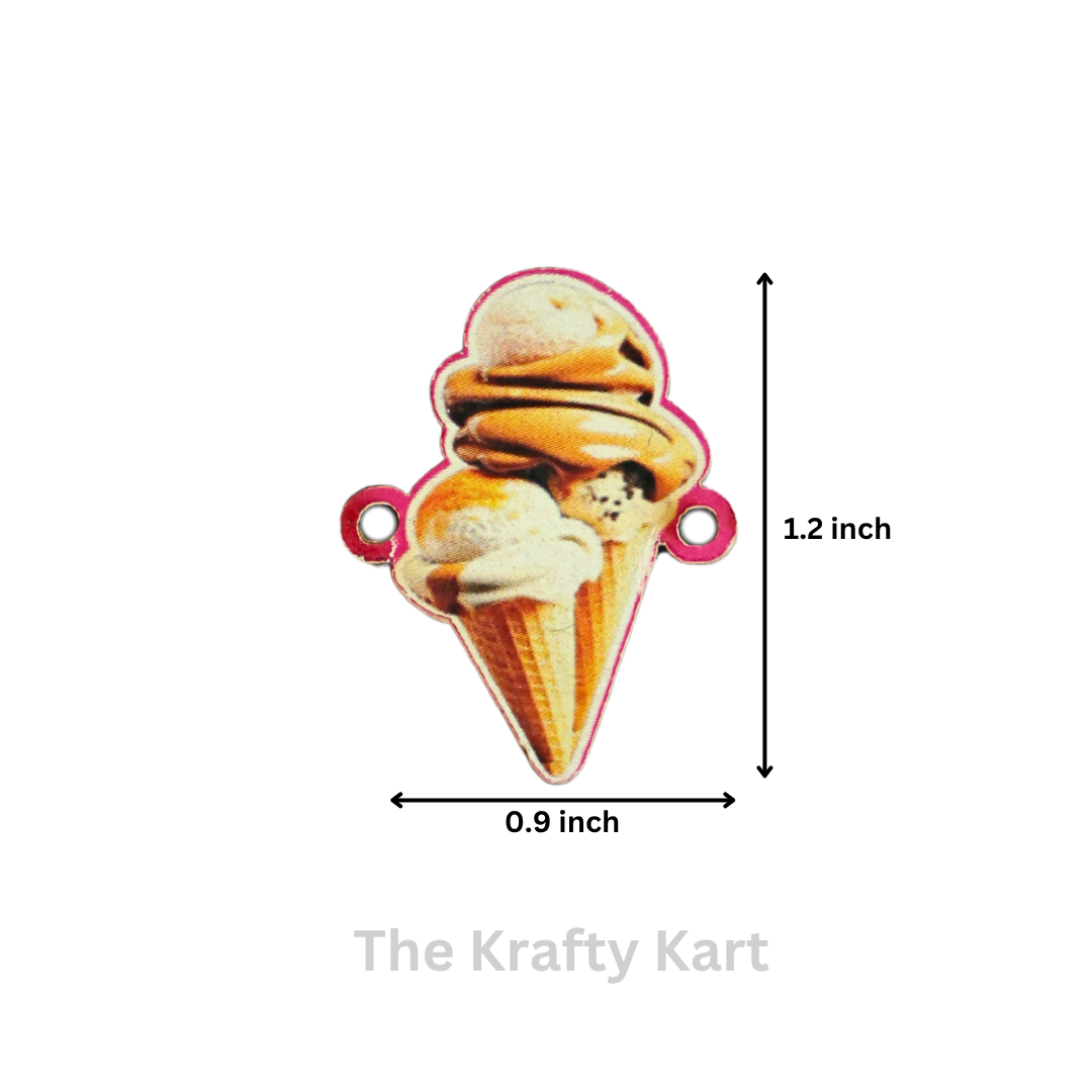 MDF Rakhi Charm - Icecream