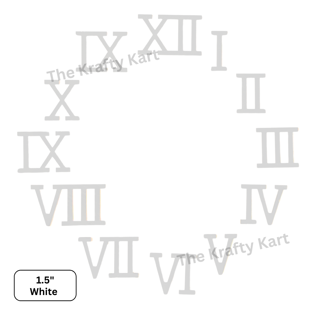 White Numbers