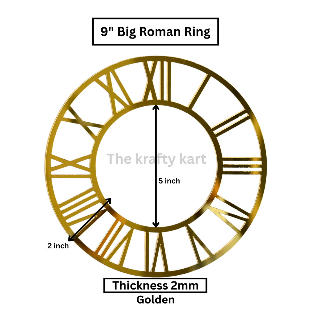 9" Big Roman Ring