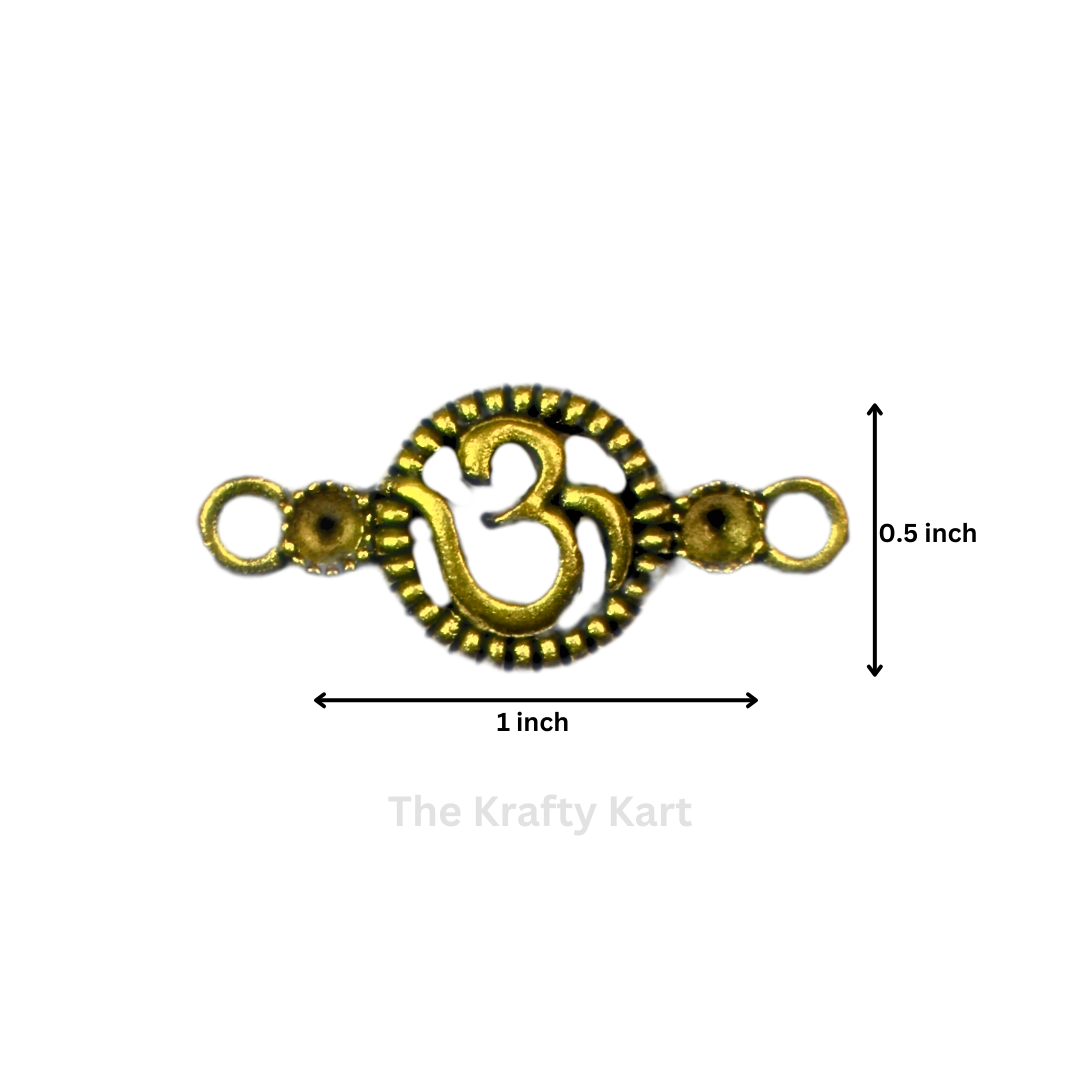 Golden Rakhi Charm - Om