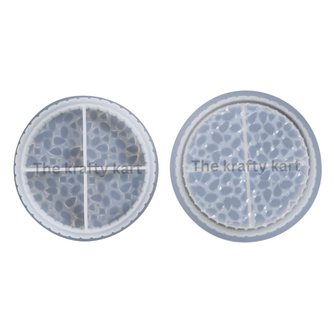 Round Druzzy Plate Mould