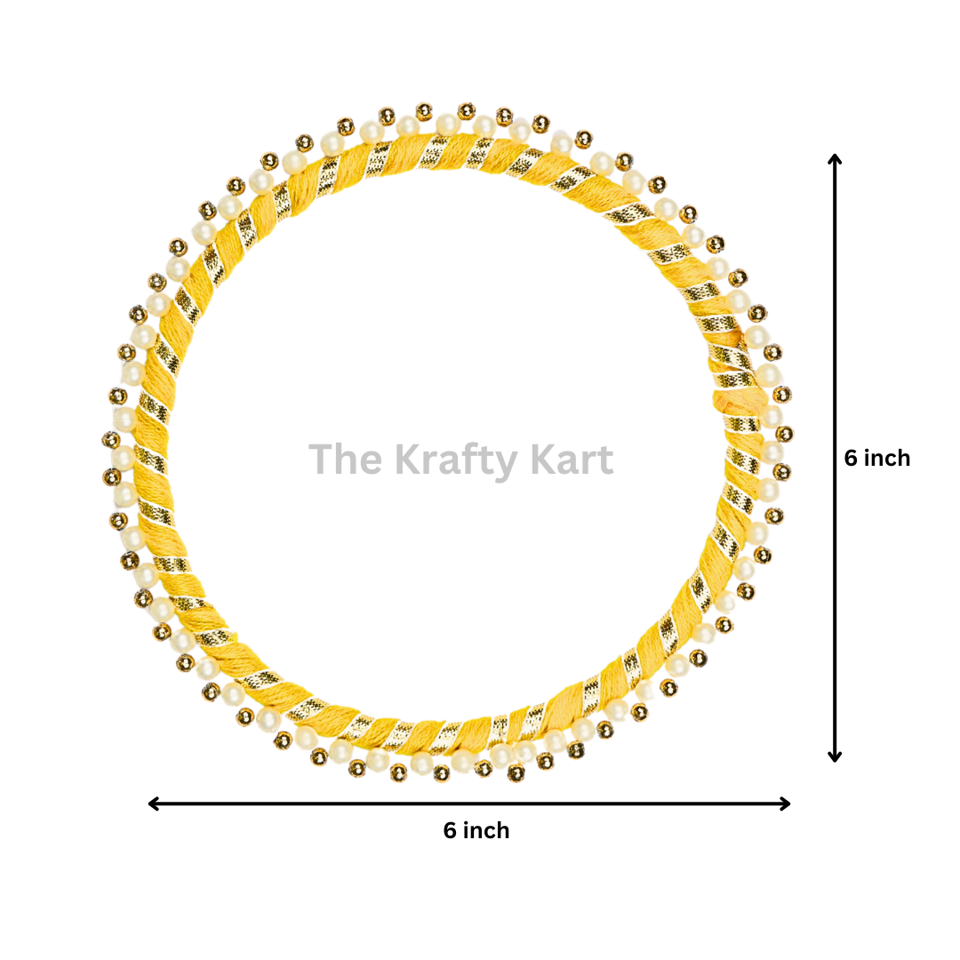 Traditional Pearl Ring (Yellow)