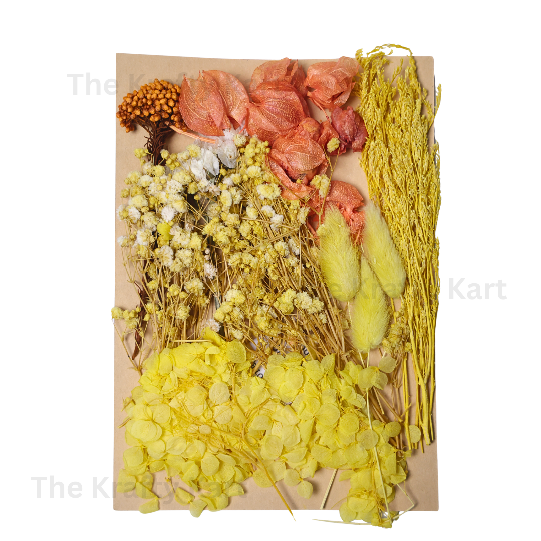 Yellow Dry Flower Packet