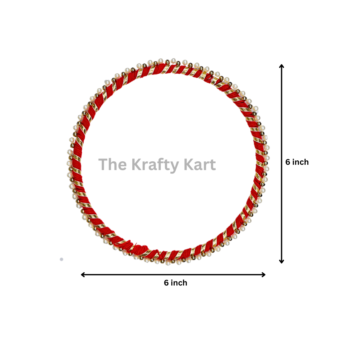 Traditional Pearl Ring (Red)