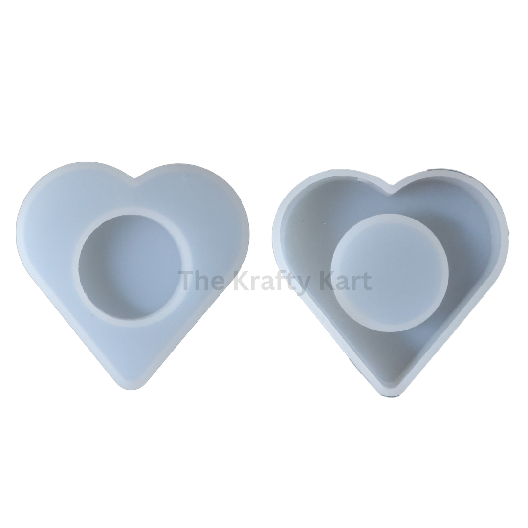 Heart T-Light Holder Mould