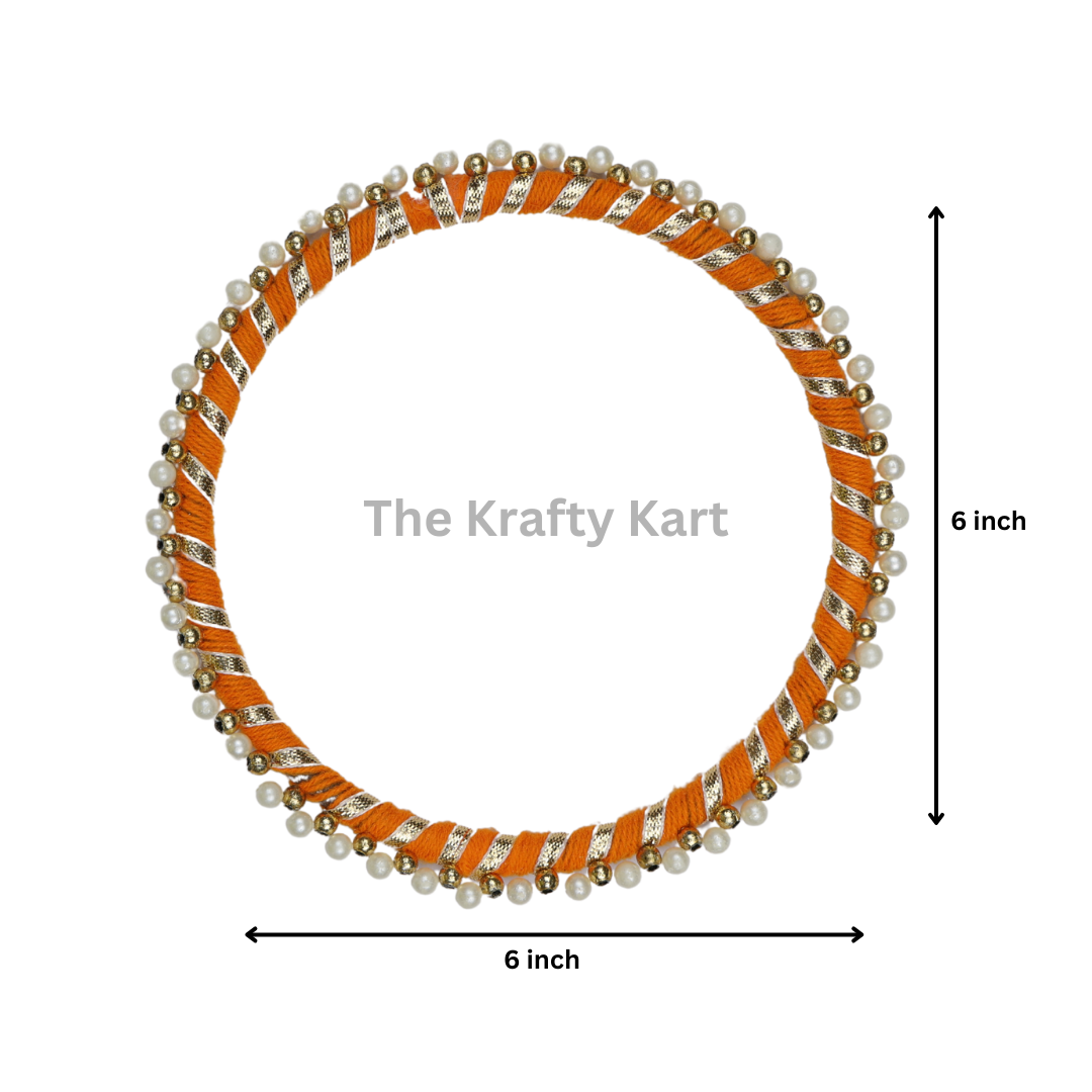 Traditional Pearl Ring (Orange)