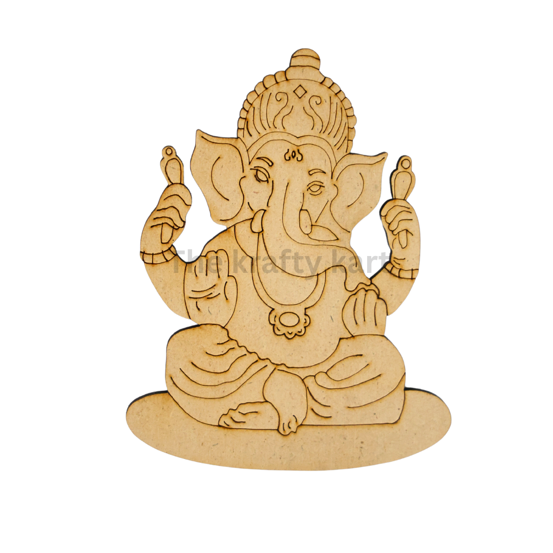 MDF Diwali Cutout - Ganeshji (B)