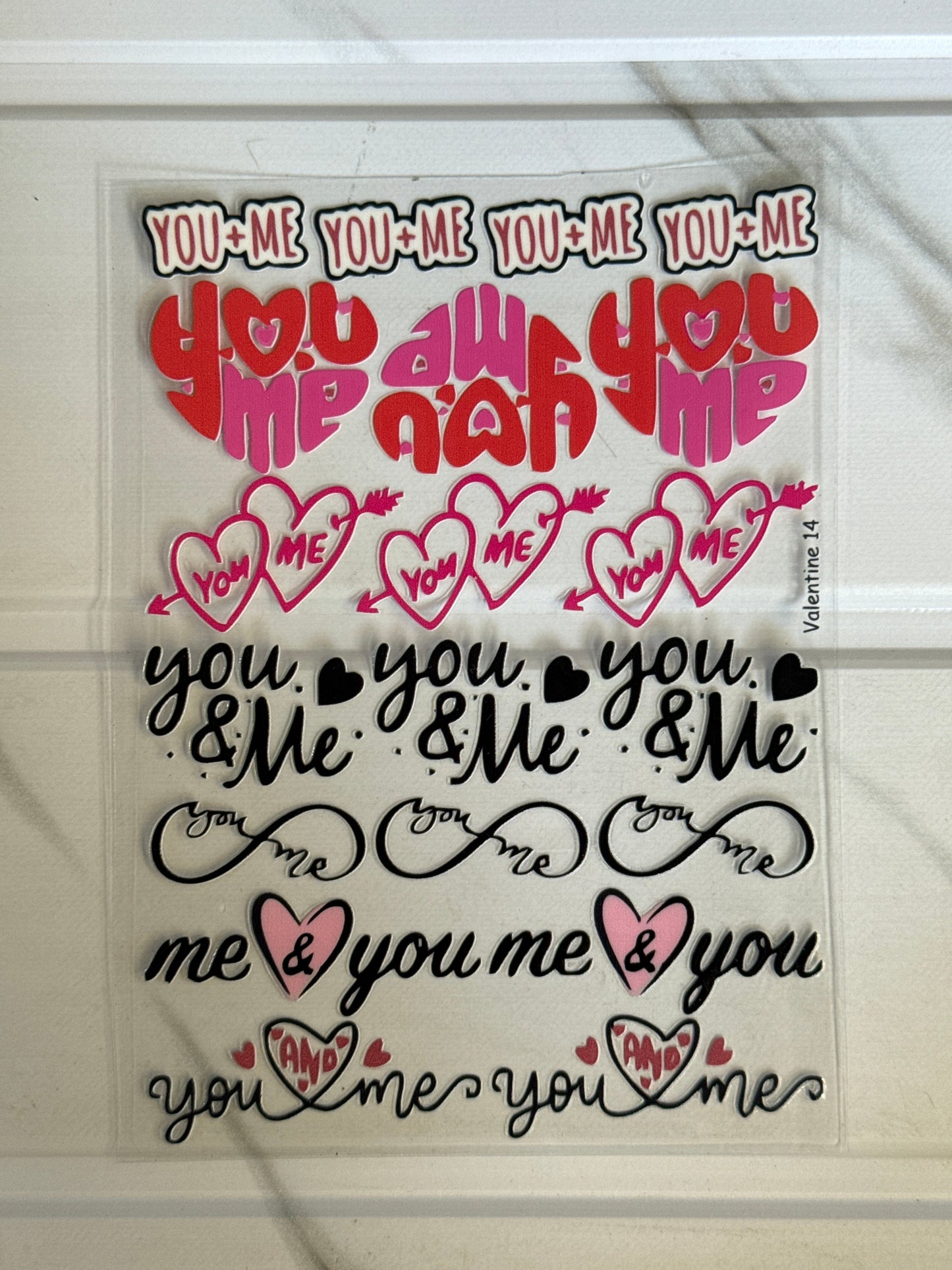 You & Me - Peel Of Sticker
