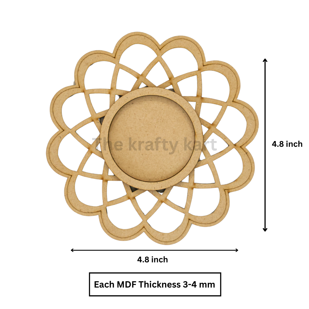 MDF Diwali T-Light Holder (Q)