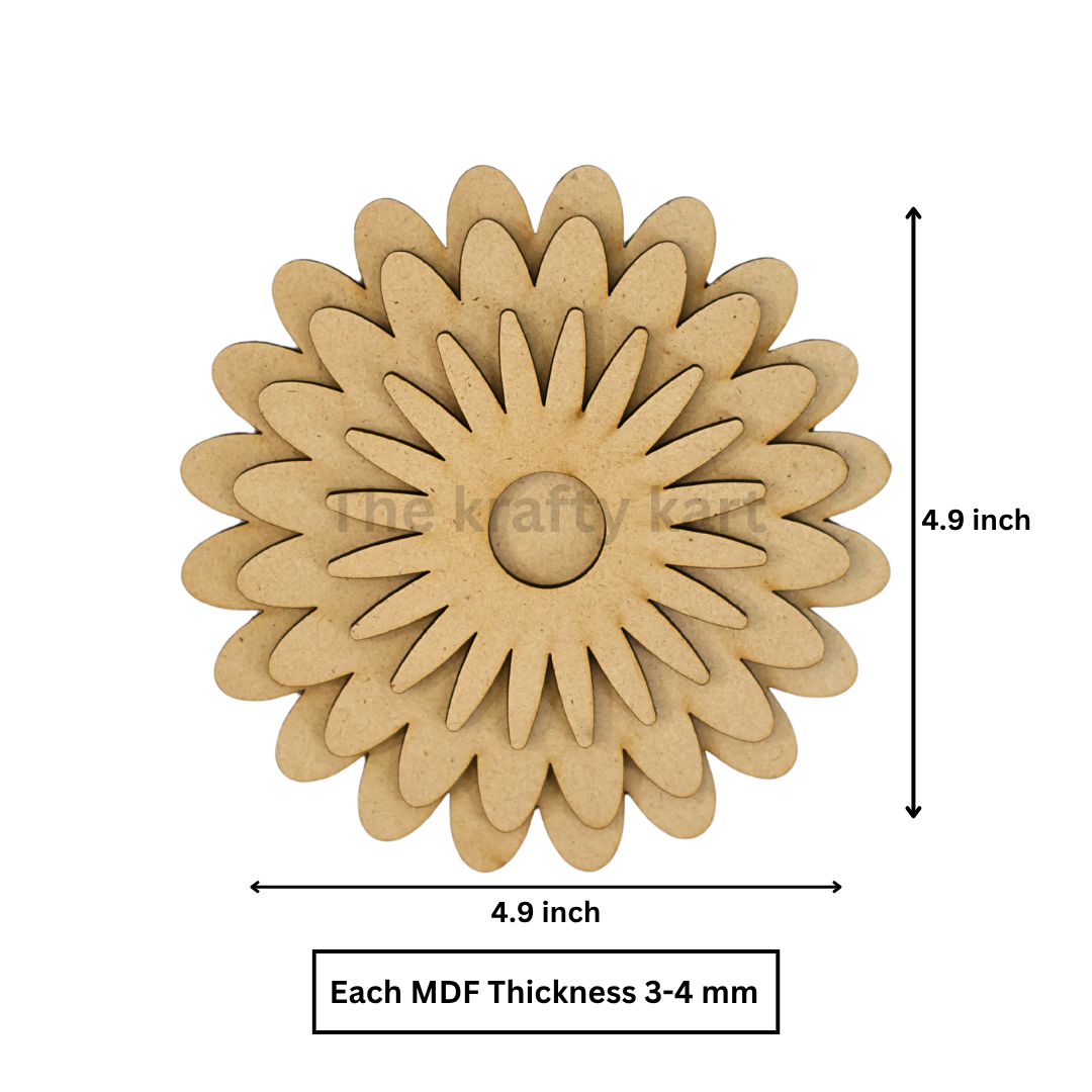 MDF Diwali T-Light Holder (O)