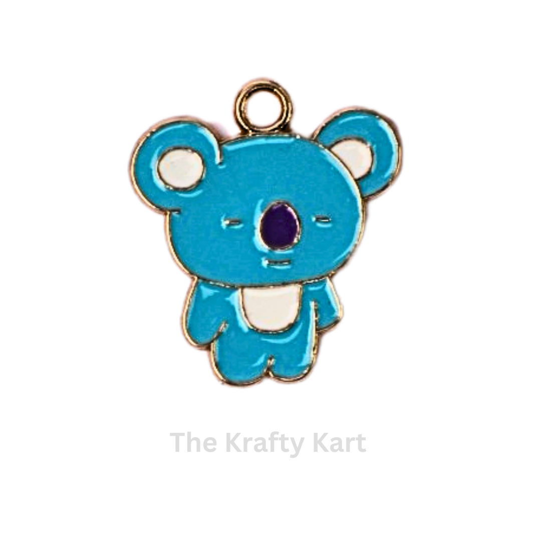 Charm - Blue Teddy