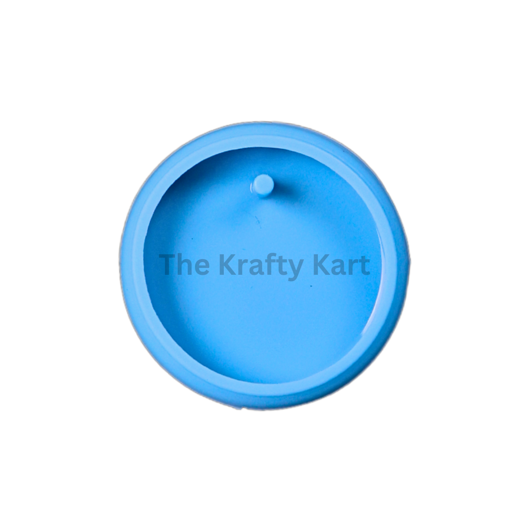 Round Curve Keychain Blue Mould