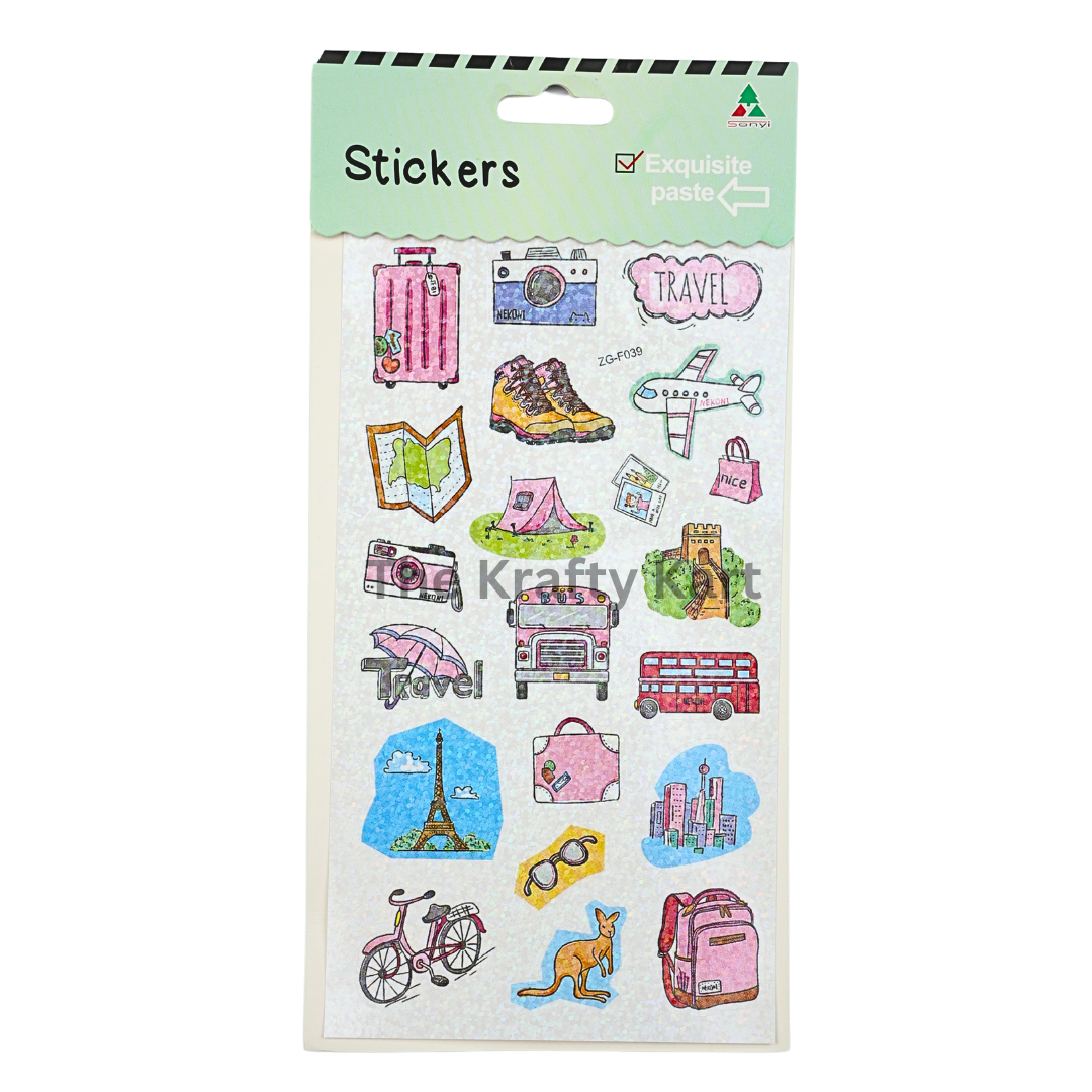 Journal - Glitter Sticker (C)