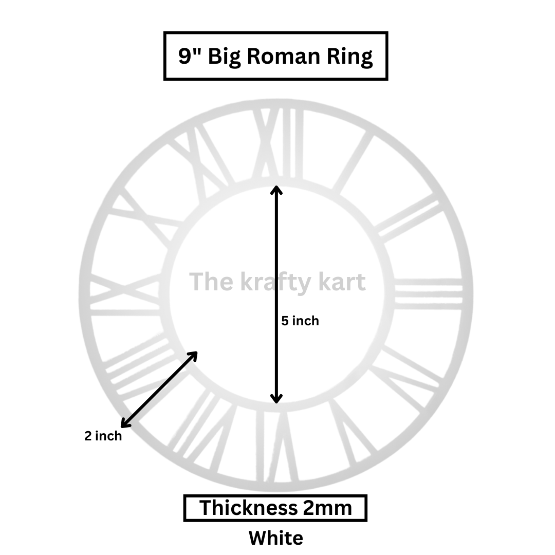 9" Big Roman Ring
