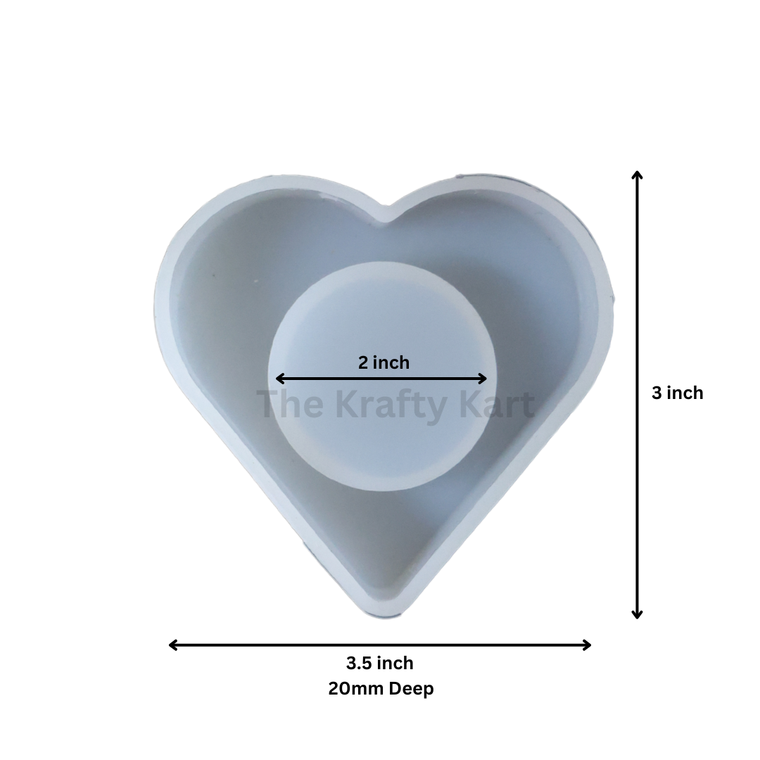 Heart T-Light Holder Mould