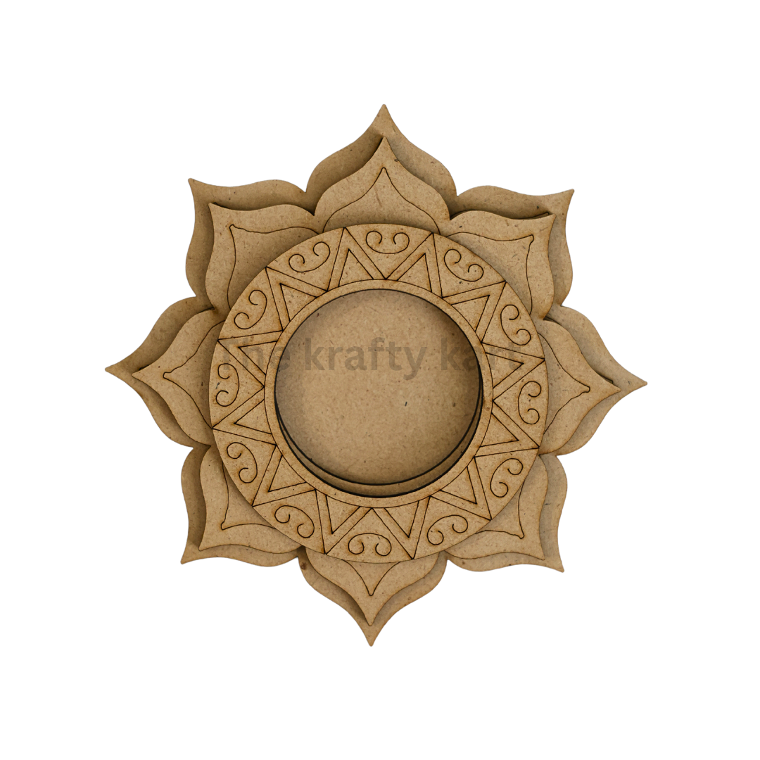 MDF Diwali T-Light Holder (1)