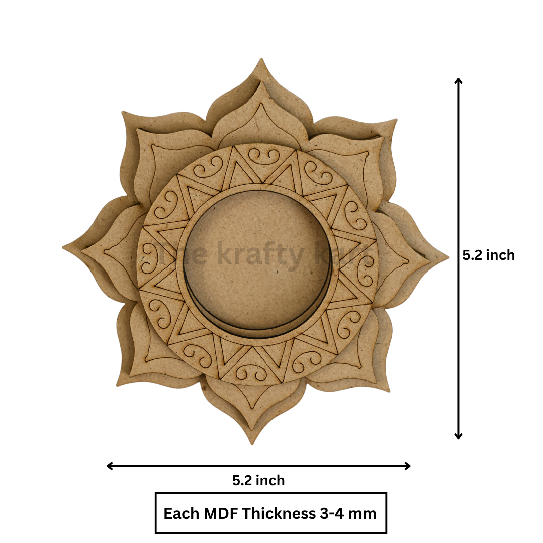 MDF Diwali T-Light Holder (1)