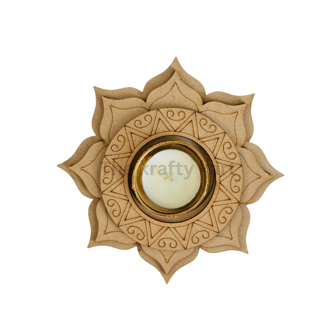 MDF Diwali T-Light Holder (1)