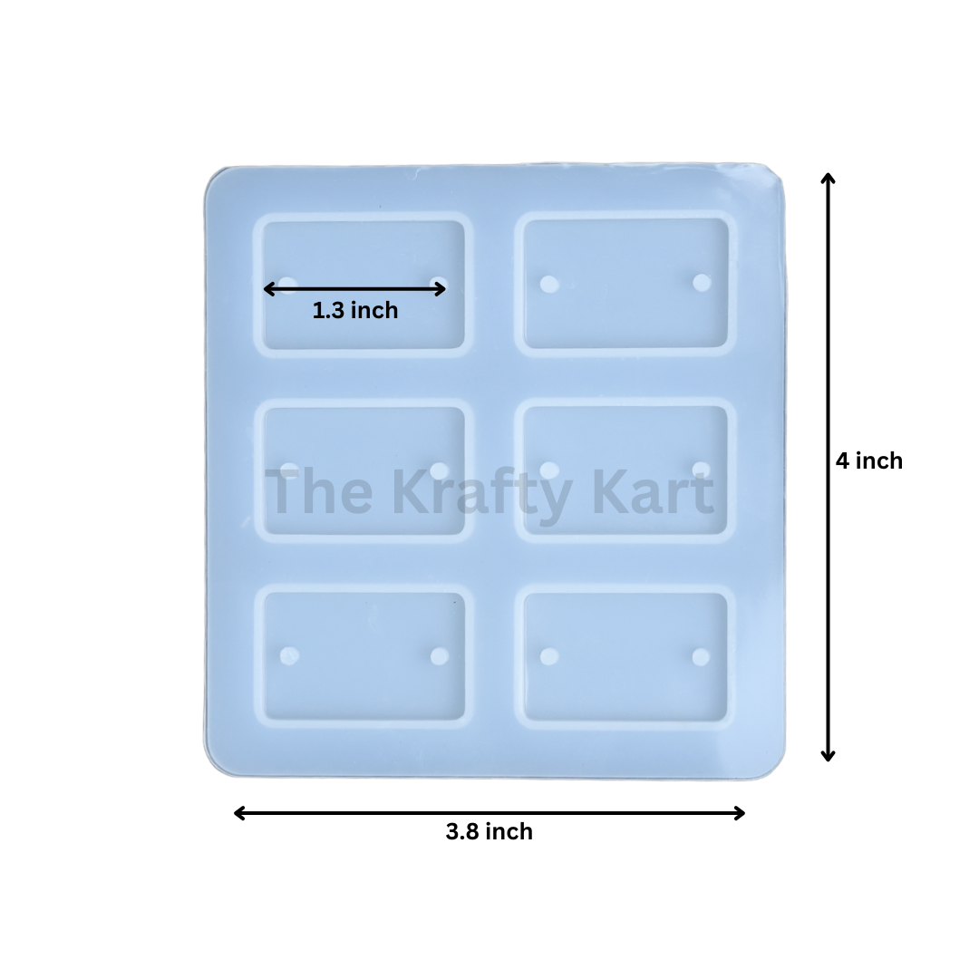 6 Cavity Rectangle Rakhi Mould