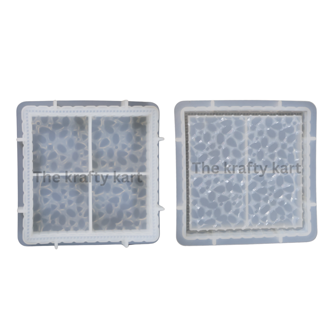 Square Druzzy Plate Mould