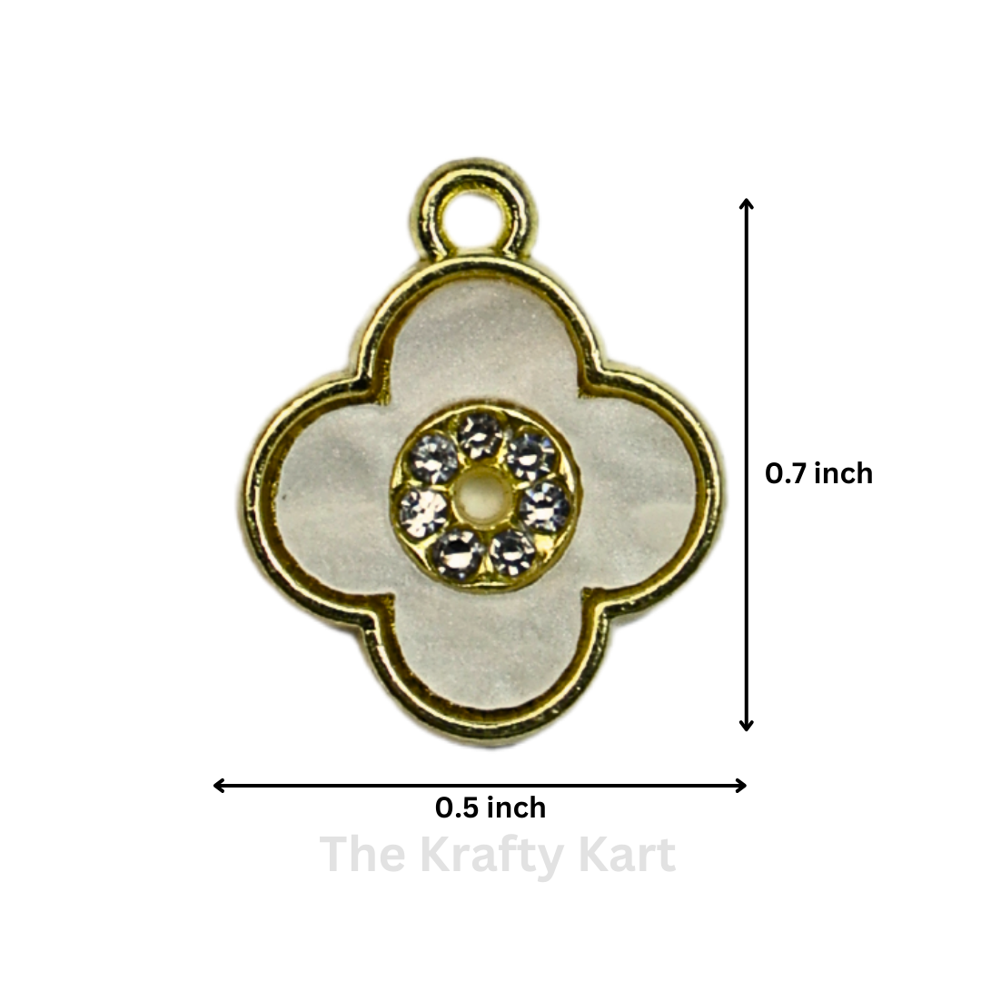 Mother Pearl Clover Charm (B)