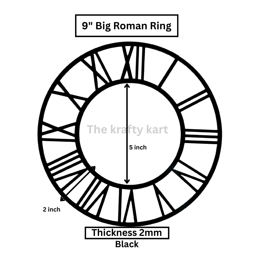 9" Big Roman Ring