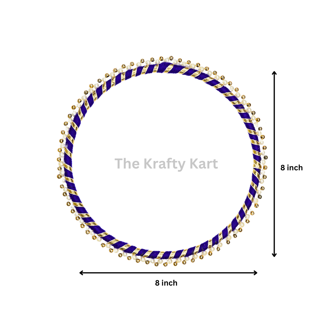 Traditional Pearl Ring (Blue)