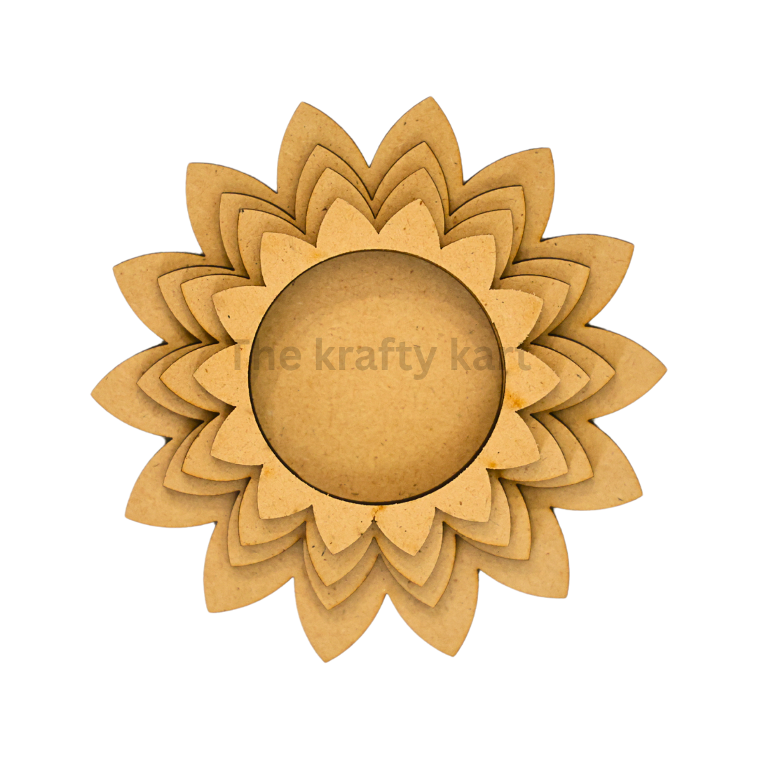 MDF Diwali T-Light Holder (G)