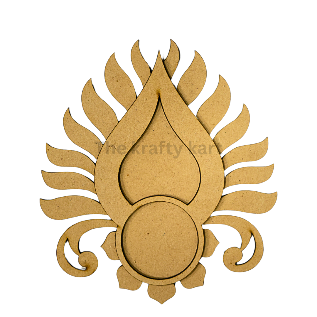 MDF Diwali T-Light Holder (D)