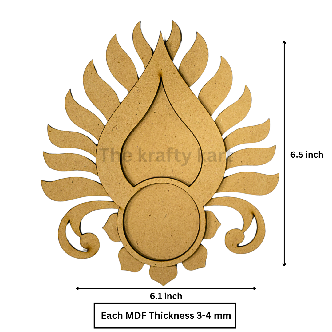 MDF Diwali T-Light Holder (D)