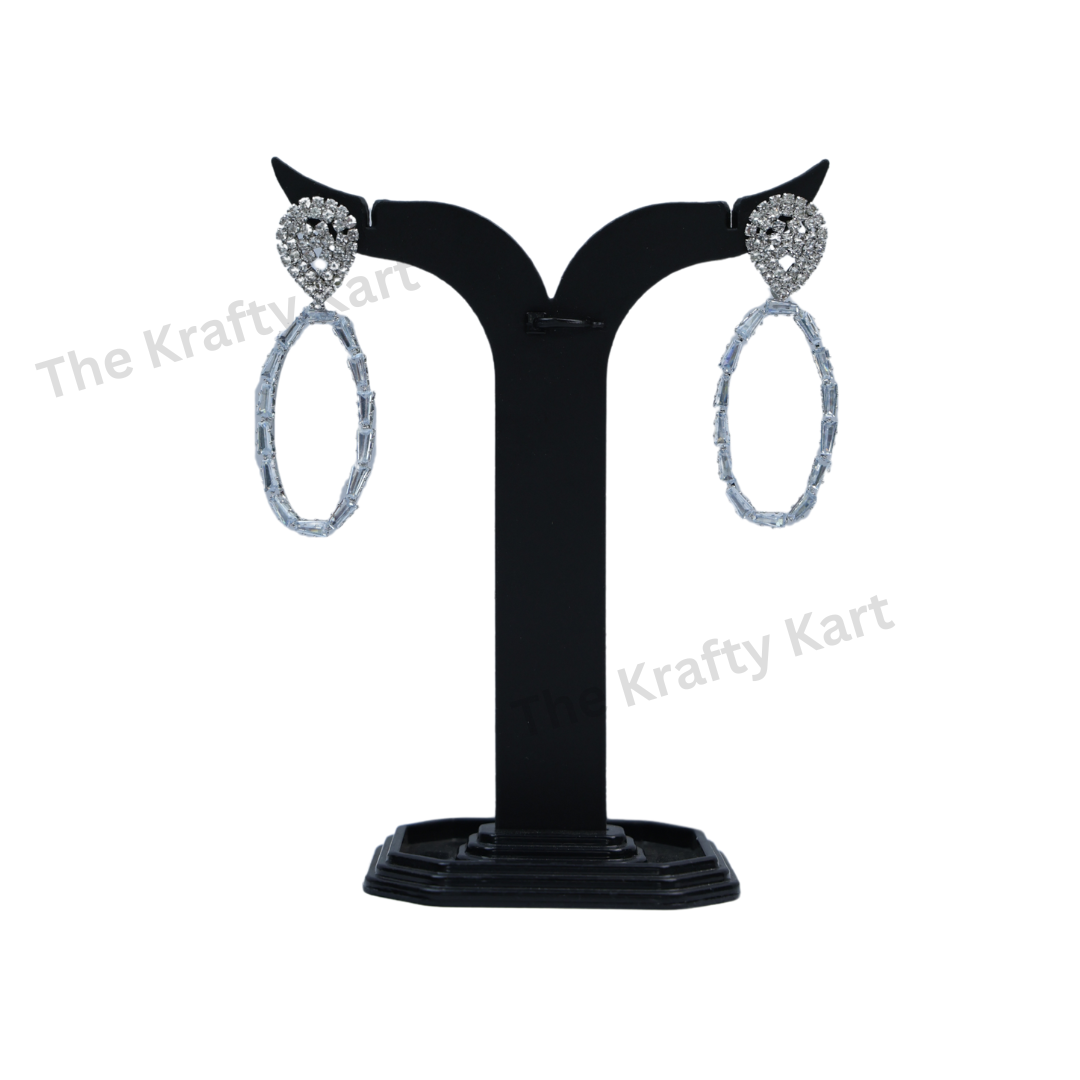 Resin Diamond Jhumka (H)