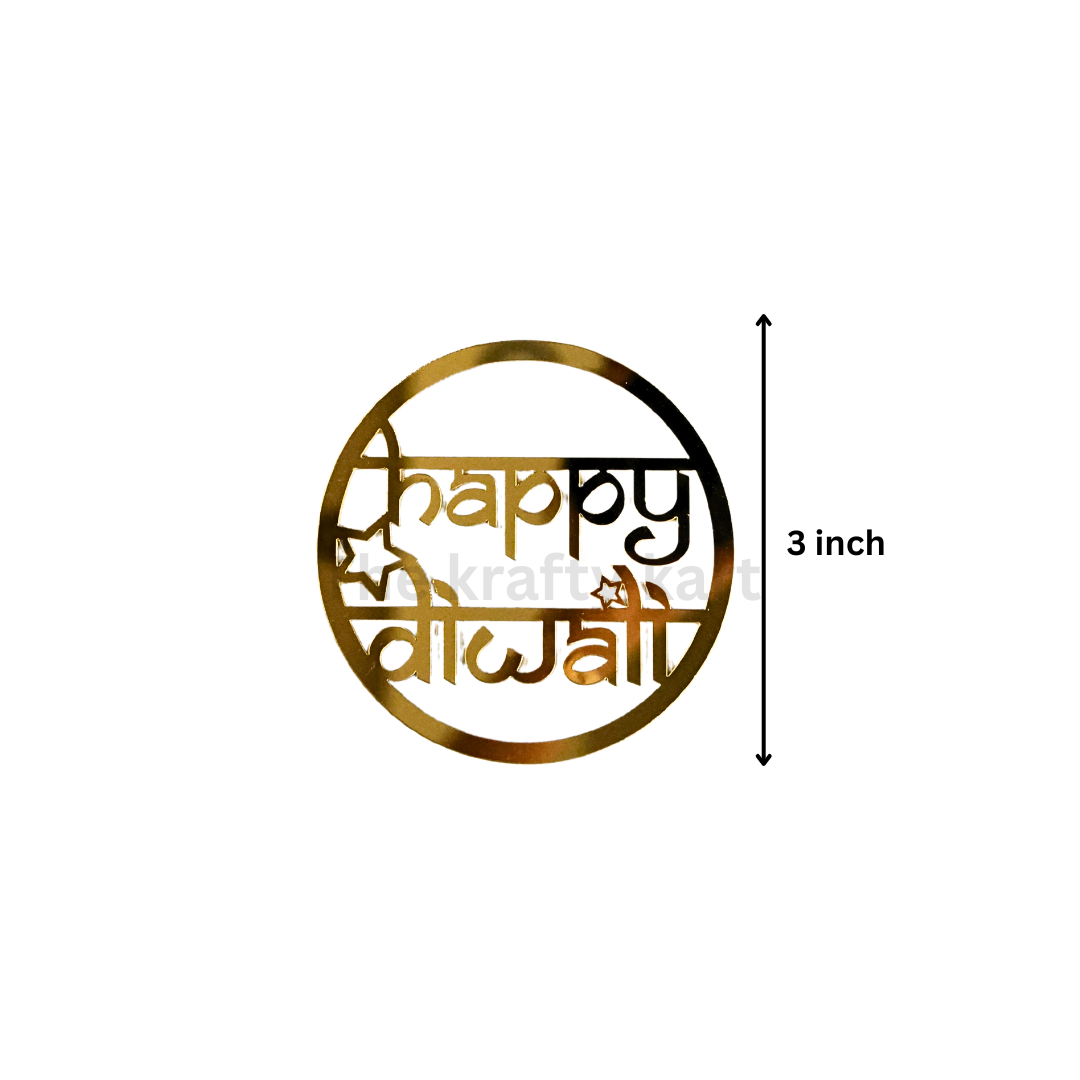 Acrylic Cutout - Happy Diwali