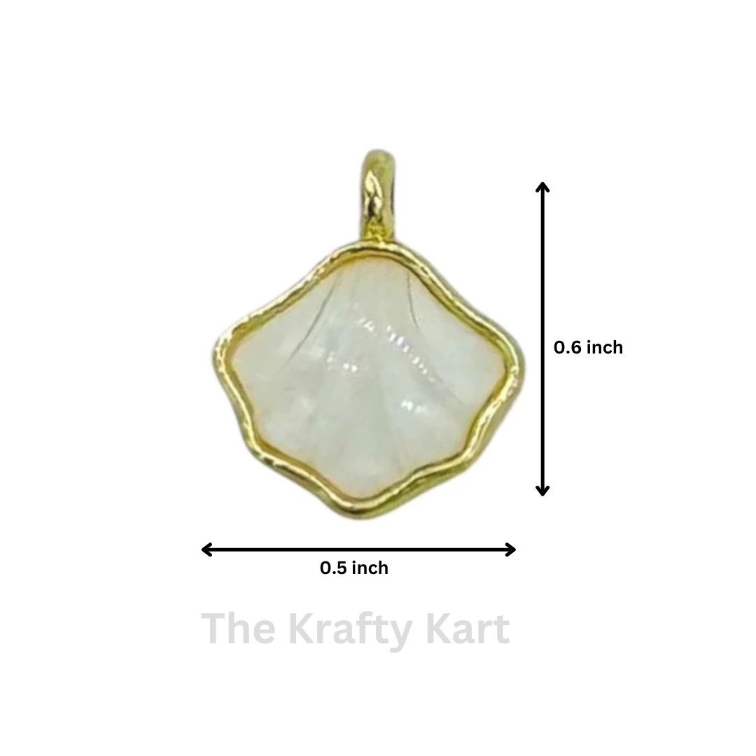 Anti-Tarnish Shell Charm Pendant