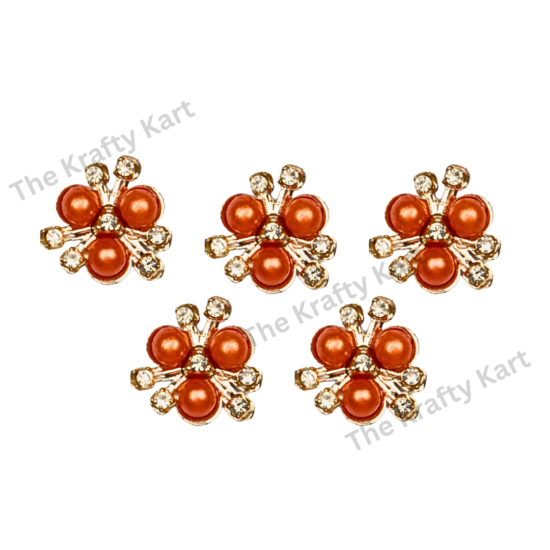 Decorative Flowers (Golden)