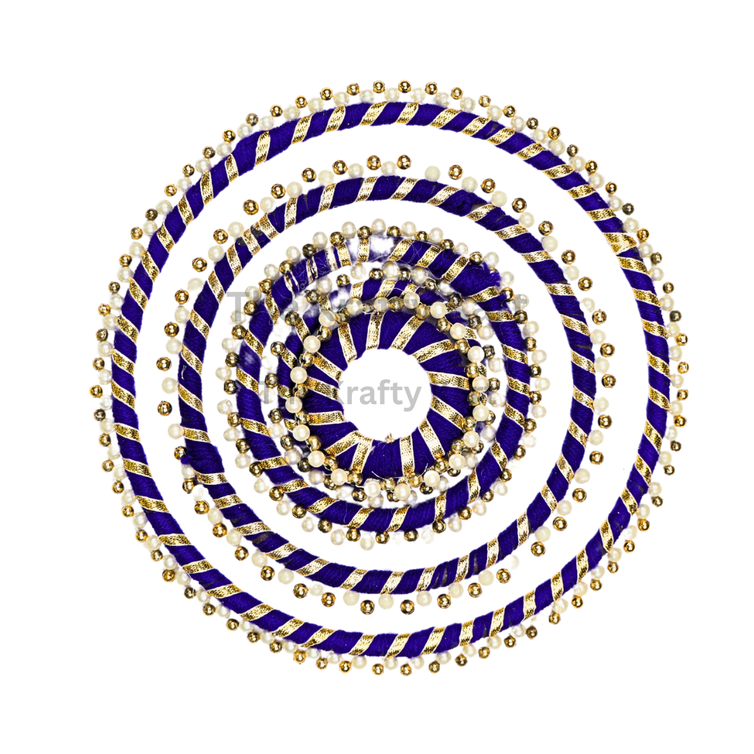 Traditional Pearl Ring (Blue)