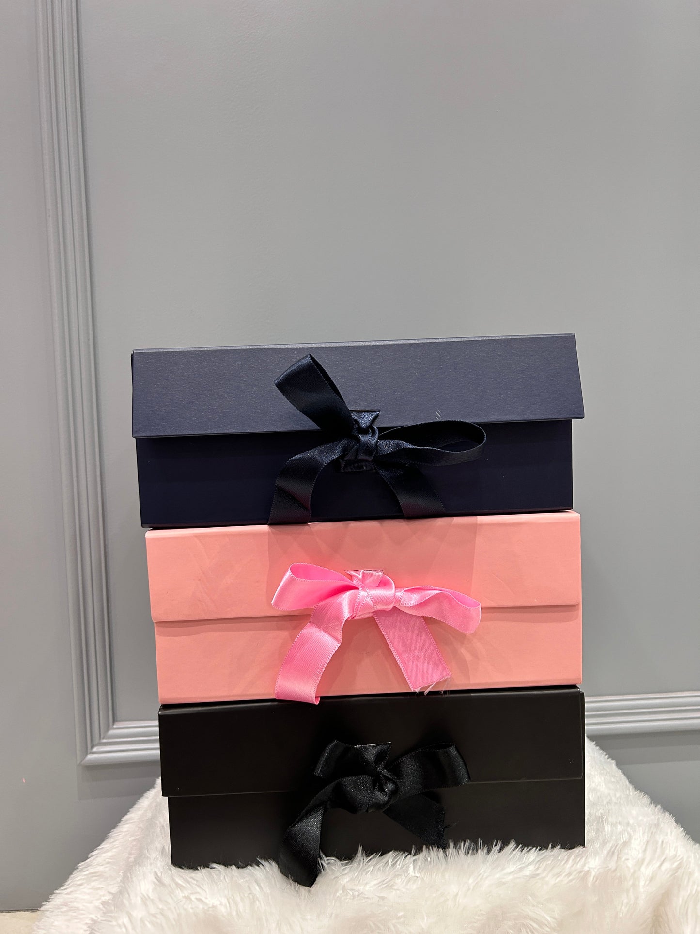 RIBBON BOX FOR HAMPER (8X10")