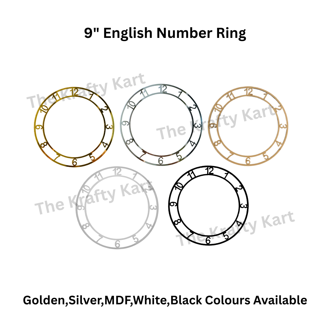 9" Number Ring
