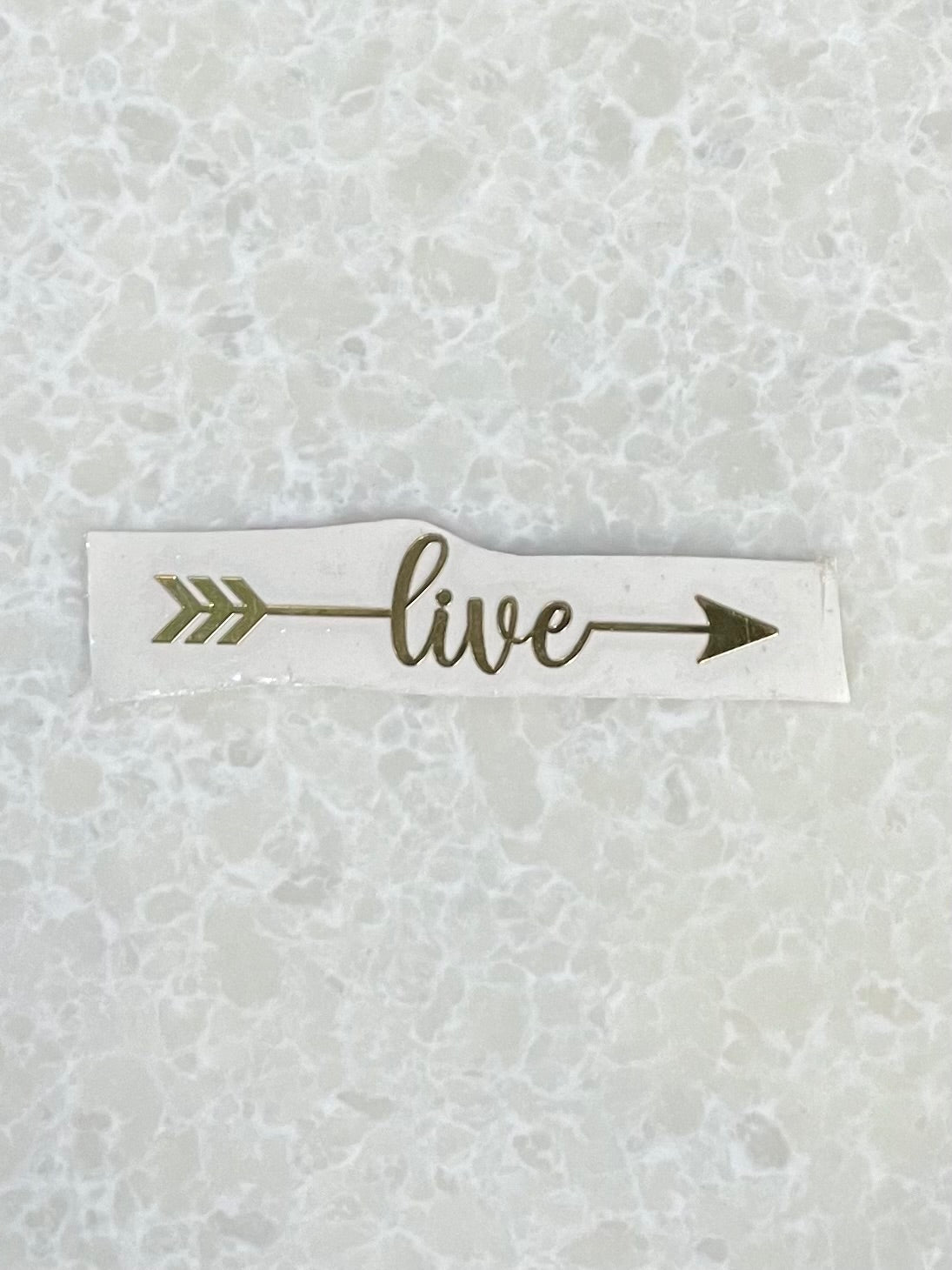 Metal Sticker - Live