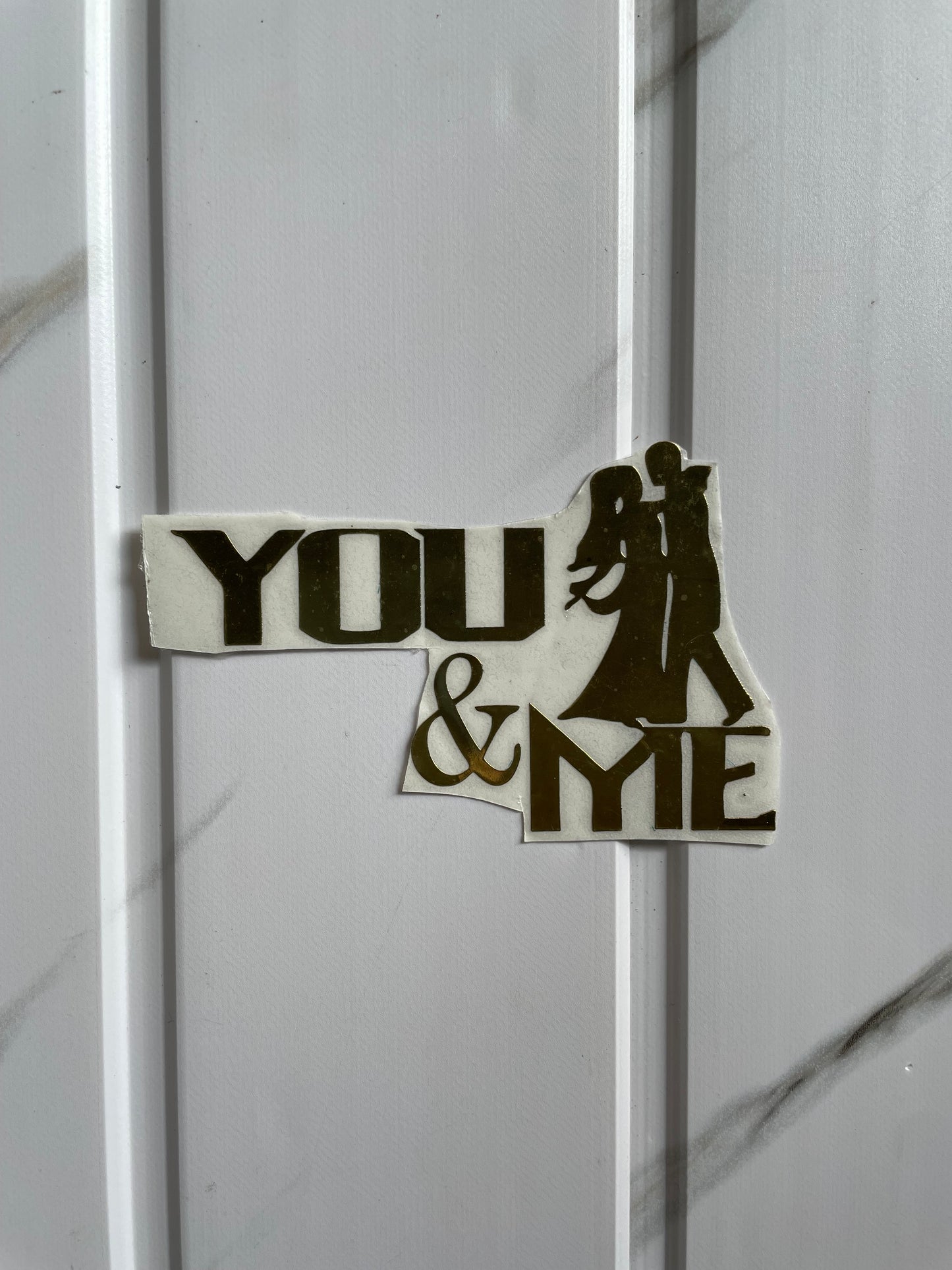 Metal Sticker - You & Me