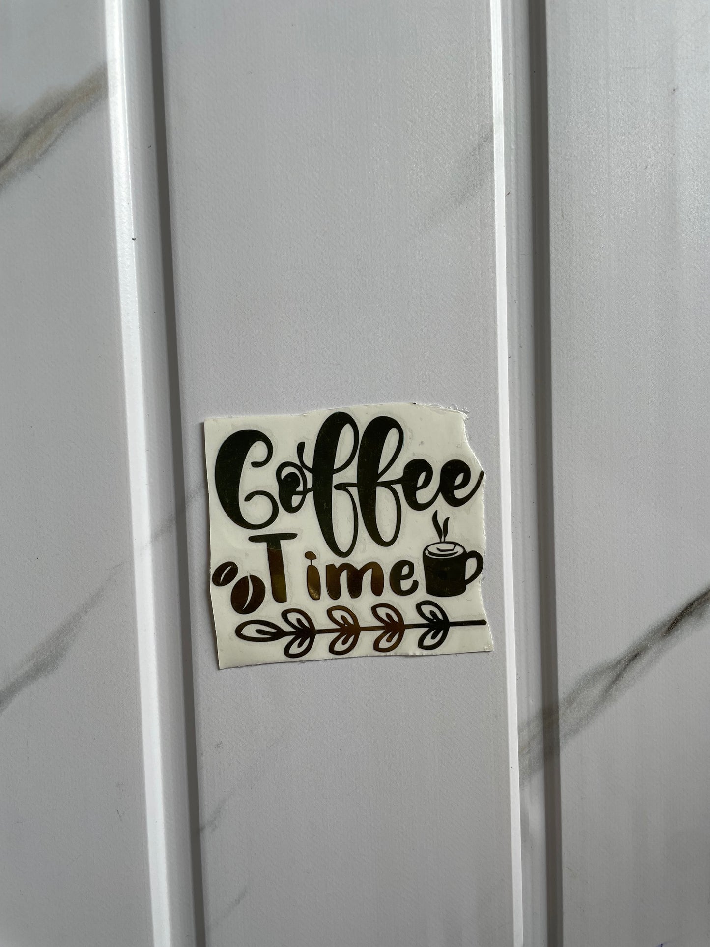 Metal Sticker - Coffee Time