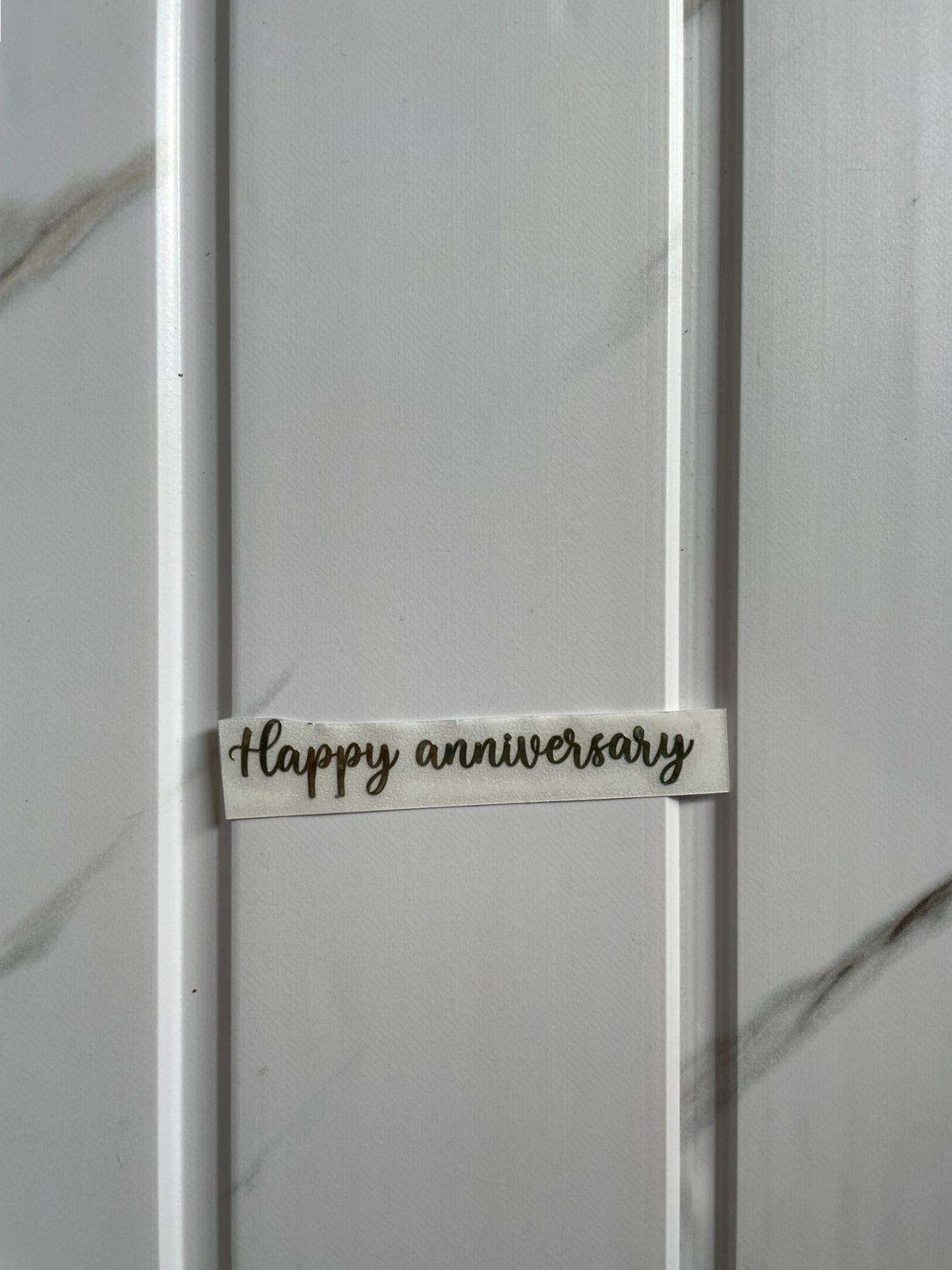 Metal Sticker - Happy Anniversary