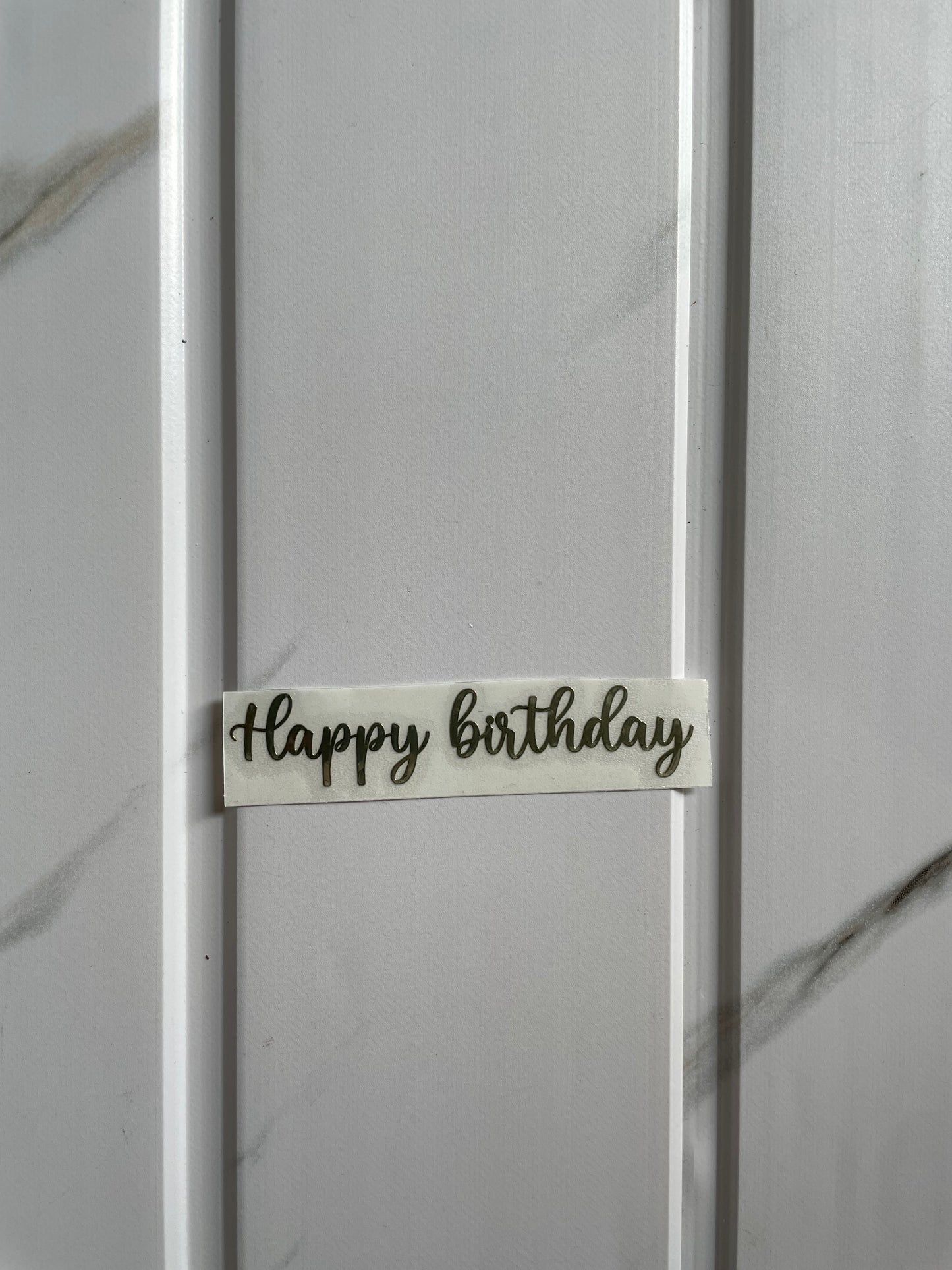 Metal Sticker - Happy Birthday
