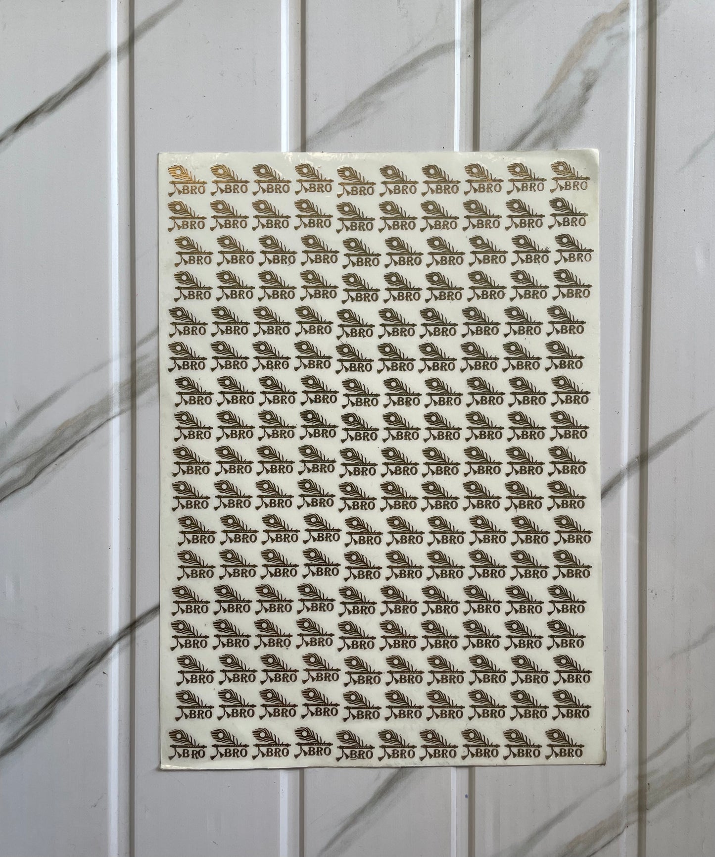 Rakhi Metal Sheet - Bro With Morpankh