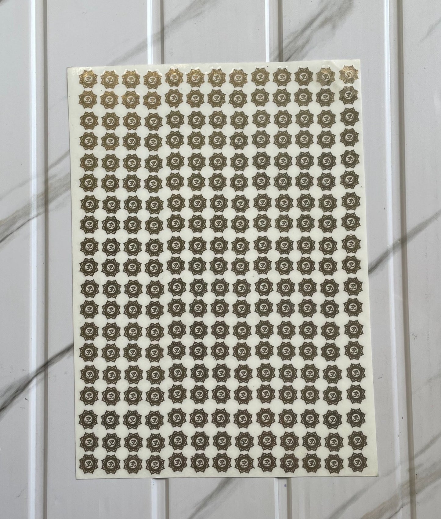 Rakhi Metal Sheet - Om (B)