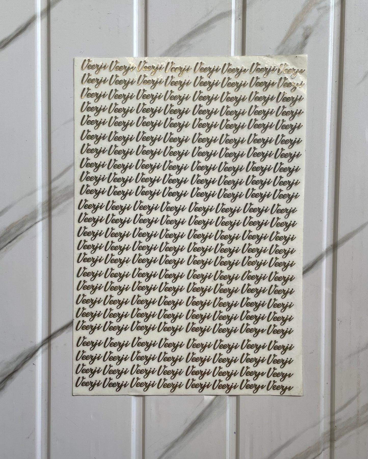 Rakhi Metal Sheet - Veerji (A)