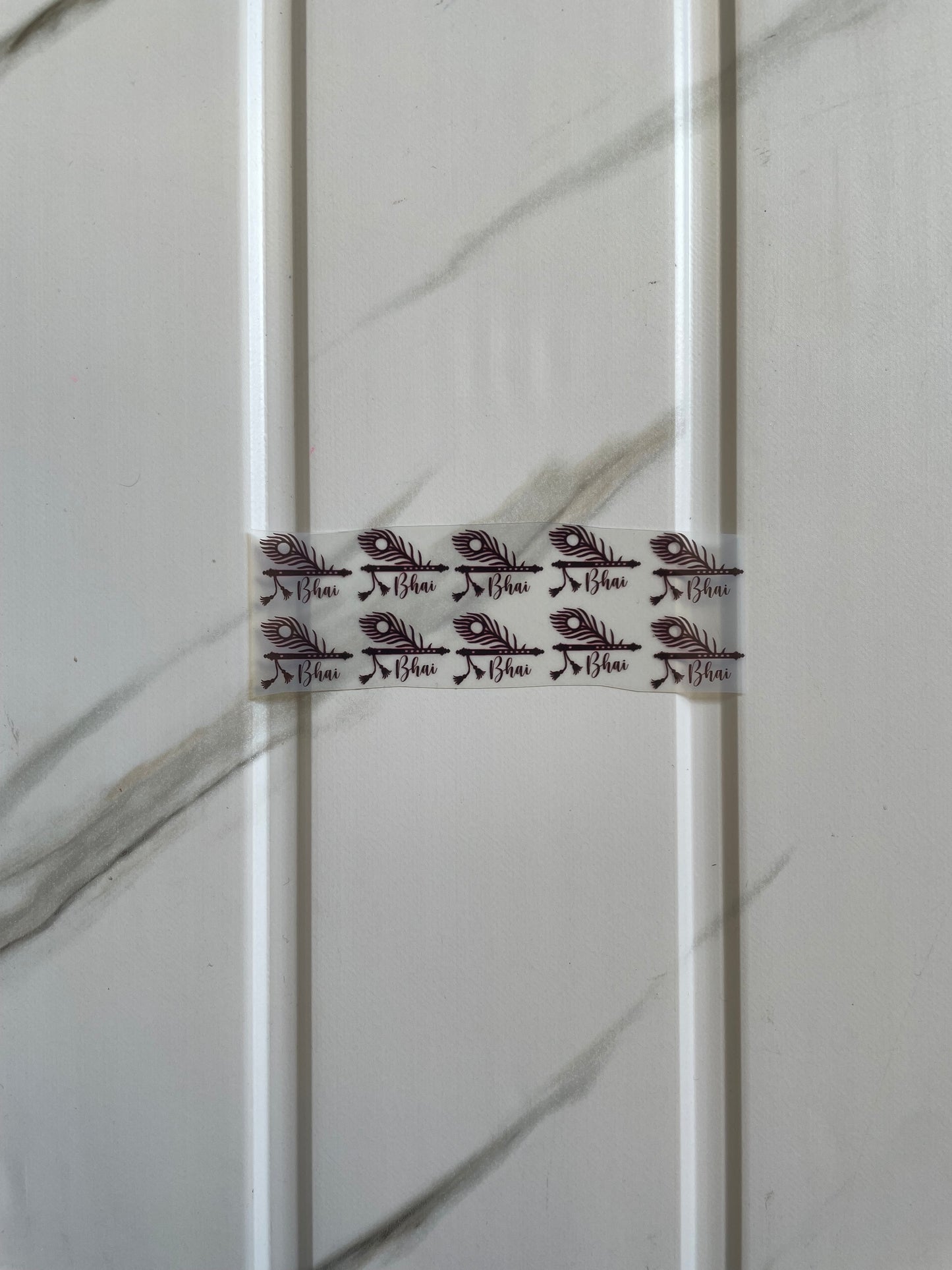 Rakhi Insert Sheet - Bhai With Morpankh